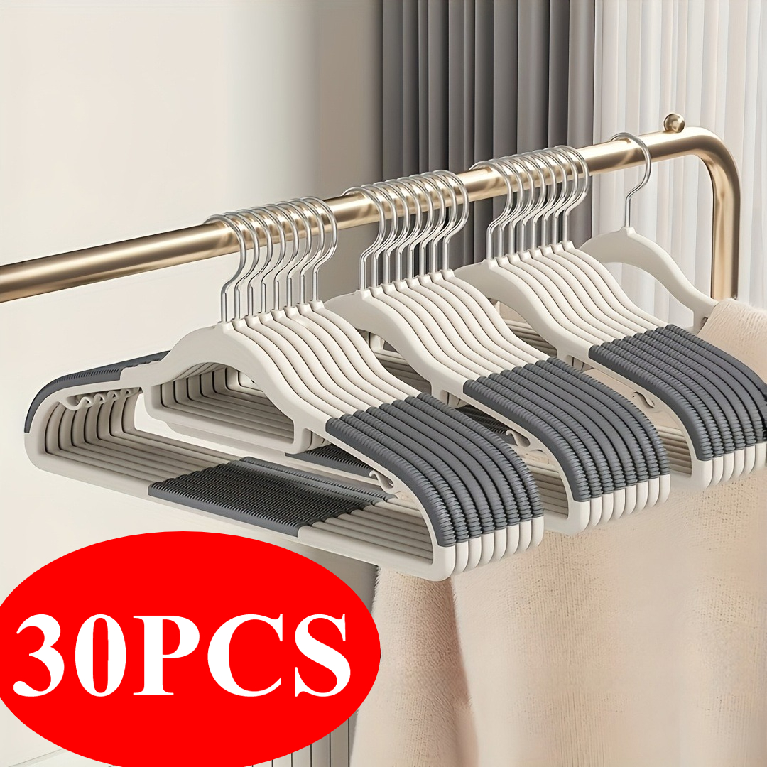 Baby Clothing Rack - 30Pcs Set of Non-slip Hangers Sturdy