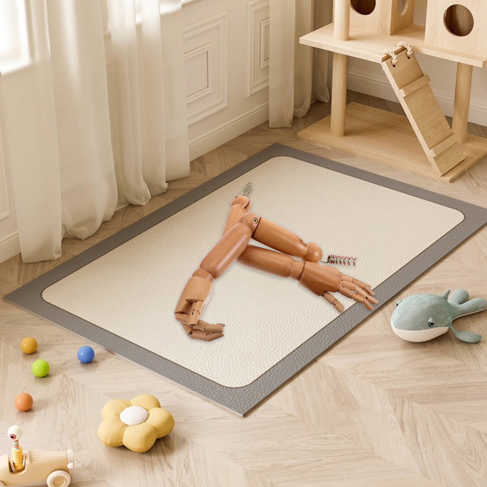 Baby Clothing Display - 1 Pair Articulated Wooden Mannequin Arm