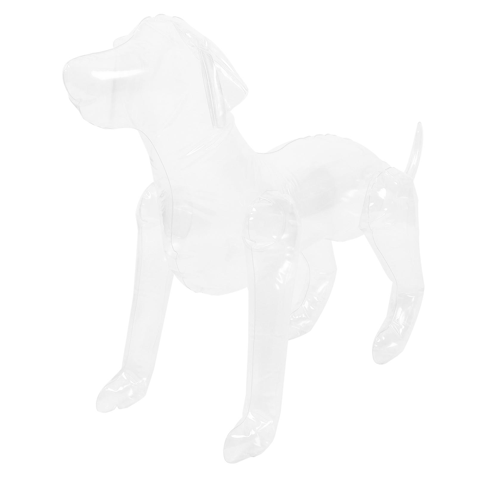 Baby Clothing Display - Inflatable Dog Mannequin PVC Transparent Display