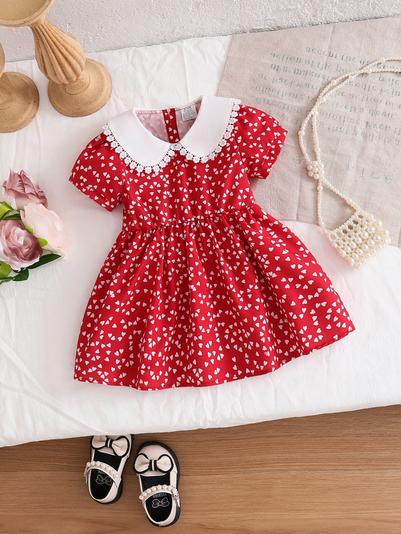 Baby Clothing Essentials Newborn - 1-Piece Summer Short-Sleeve A-Line Dress for