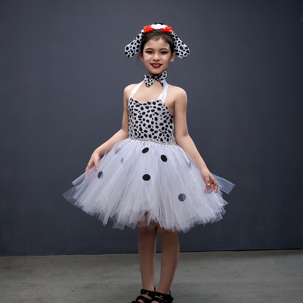 Baby Clothing Dresser - Girls Dalmatian Halloween Costume Polka Dot