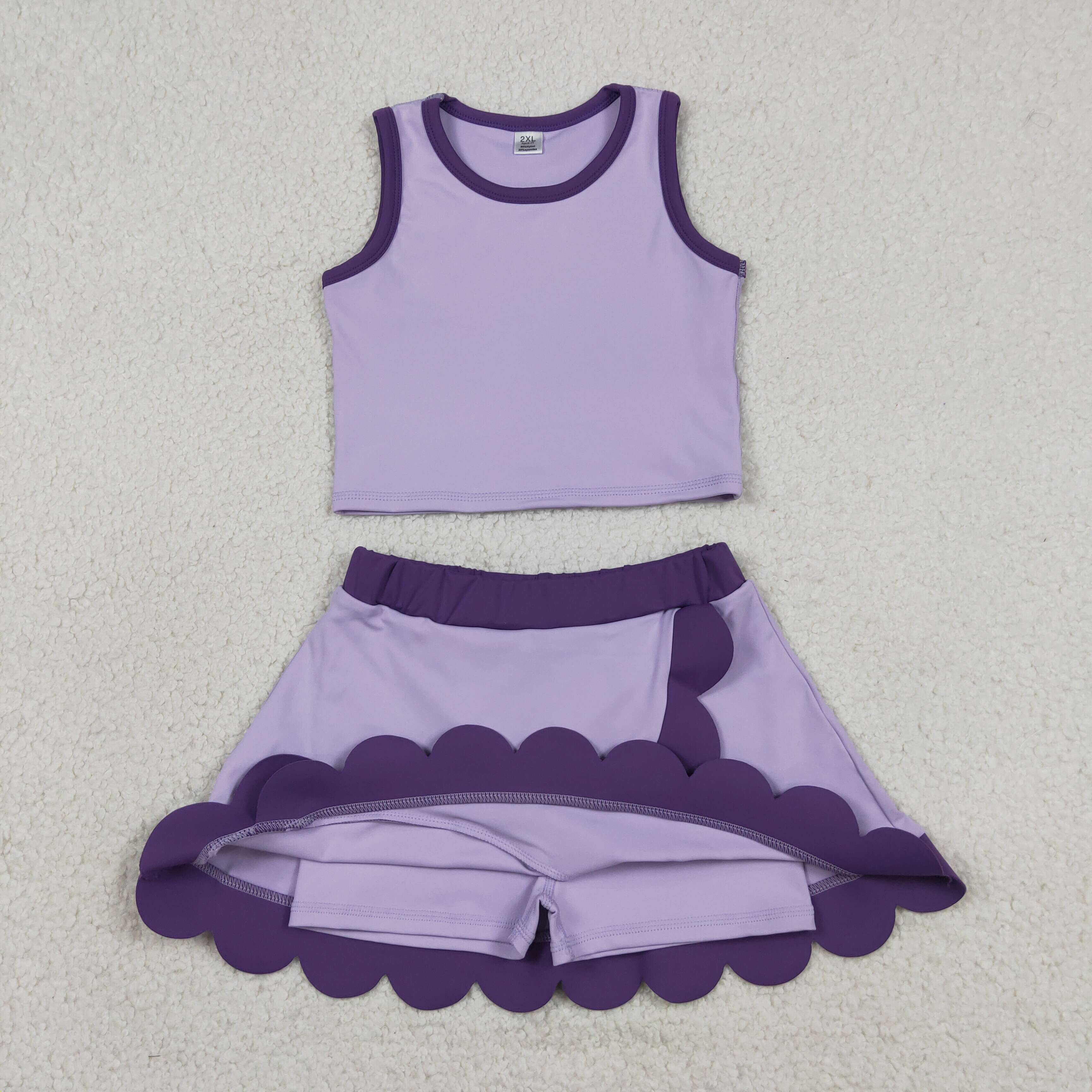 Baby Yoga Clothing - Wholesale Toddler Sleeveless Shirt Skirt Shorts