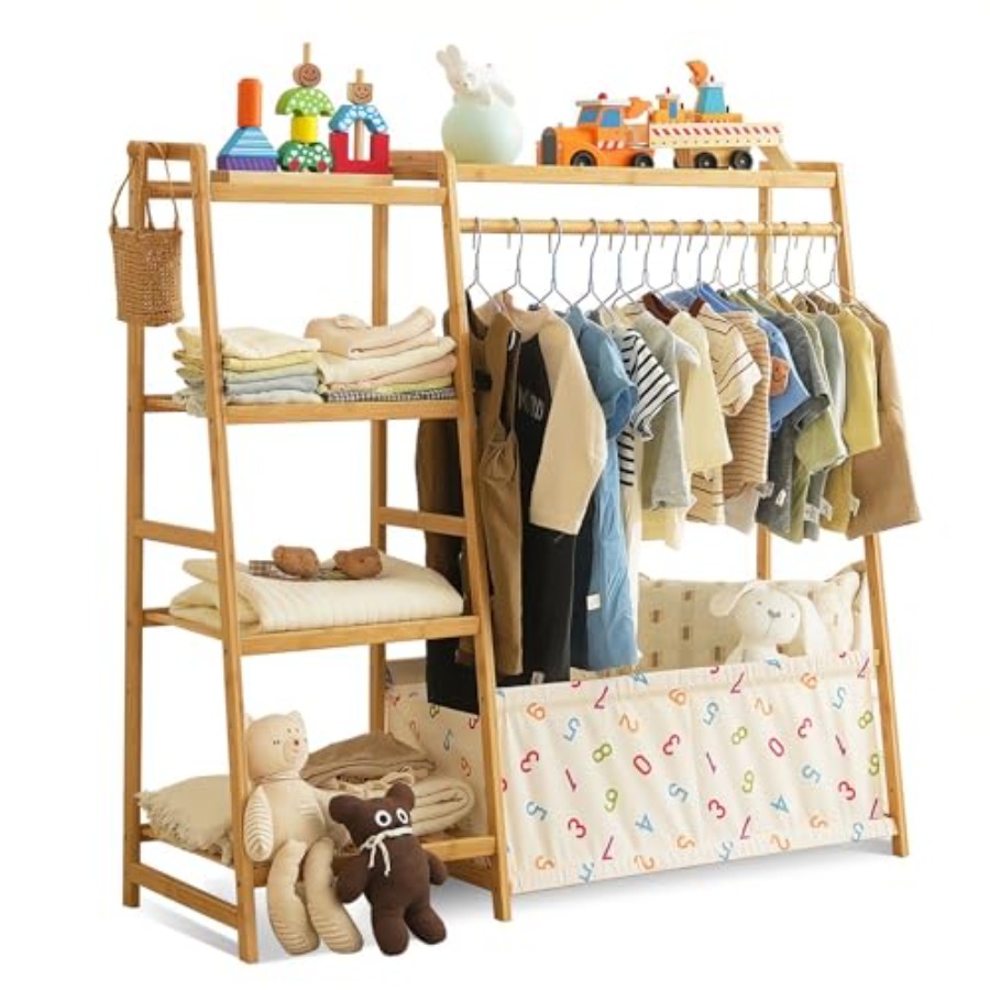 Baby Clothing Rack - Clothing Rack- Toddler Dress Up Rack