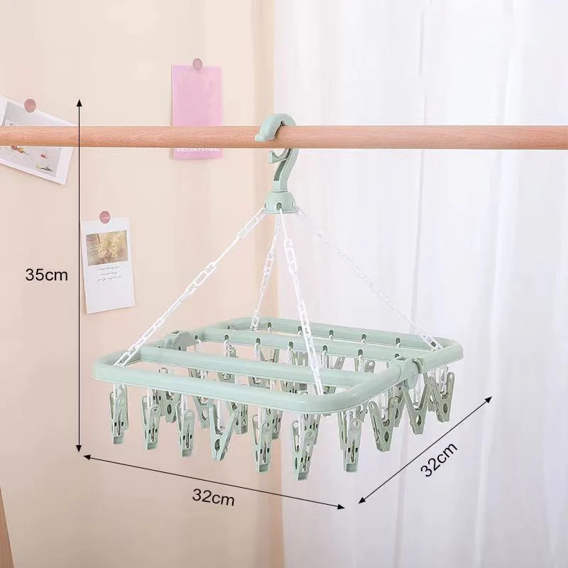 Clothes Drying Hanger with 32  – Baby Clothing Rack recenzja i cena