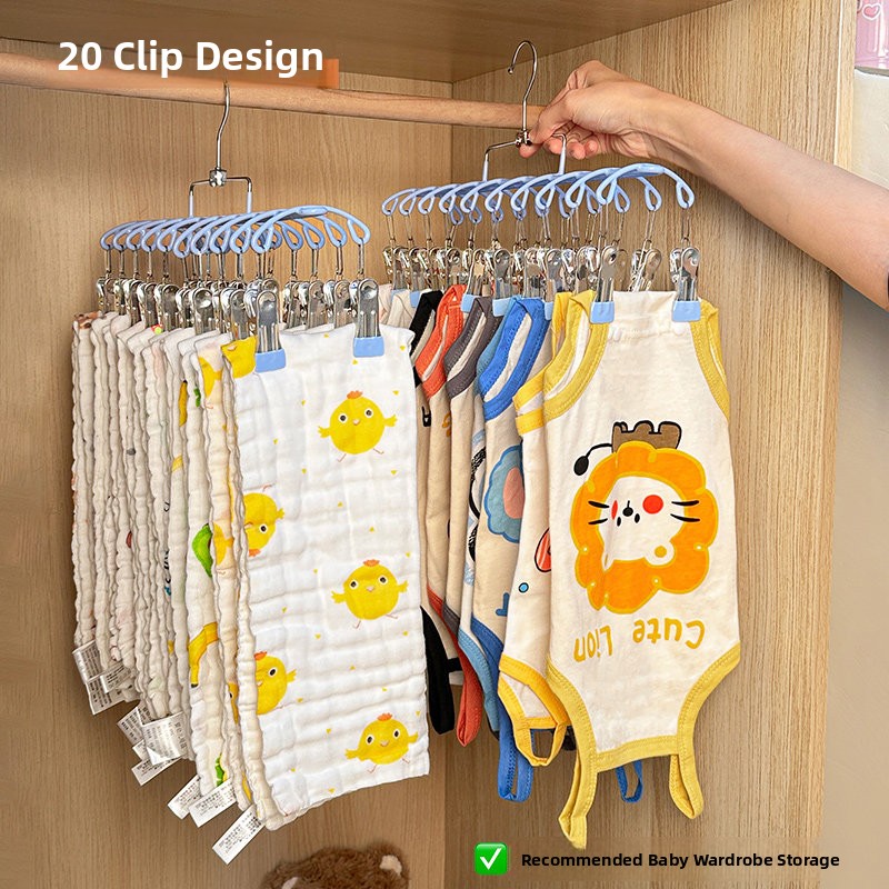 Baby Clothes Hanger Multi-clip – Baby Clothing Rack recenzja i cena