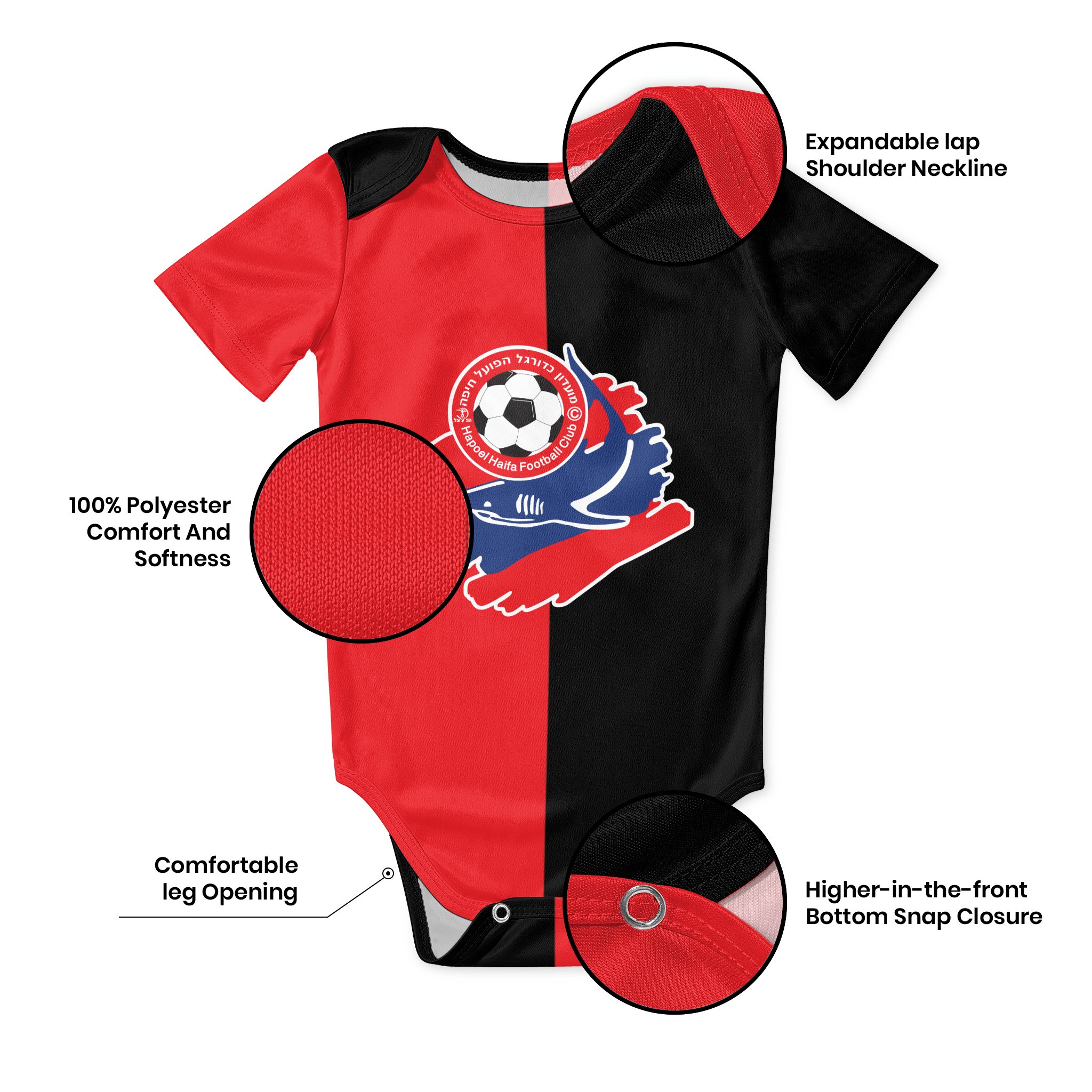 Hapoel Haifa Baby Bodysuit Uni – Baby Clothing Products recenzja i cena