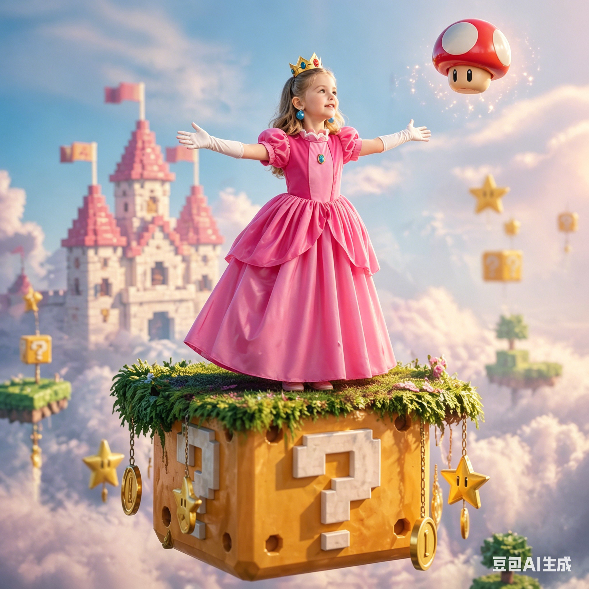 Princess Peach Style Dress Up  – Baby Clothing Dresser recenzja i cena