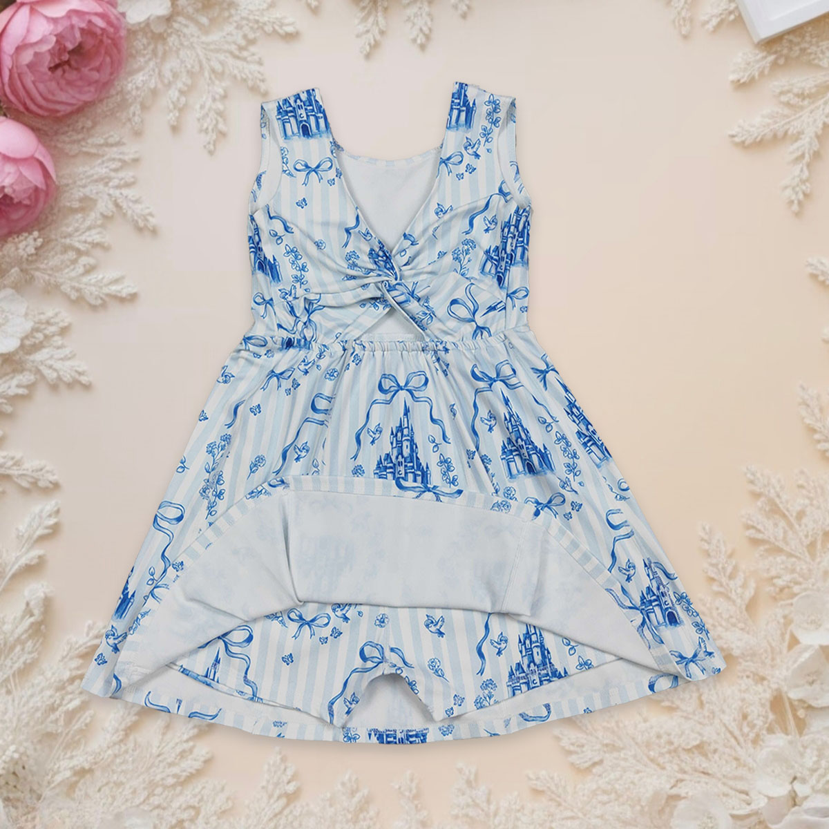 Baby Girl Castles Yoga Active  – Baby Yoga Clothing recenzja i cena