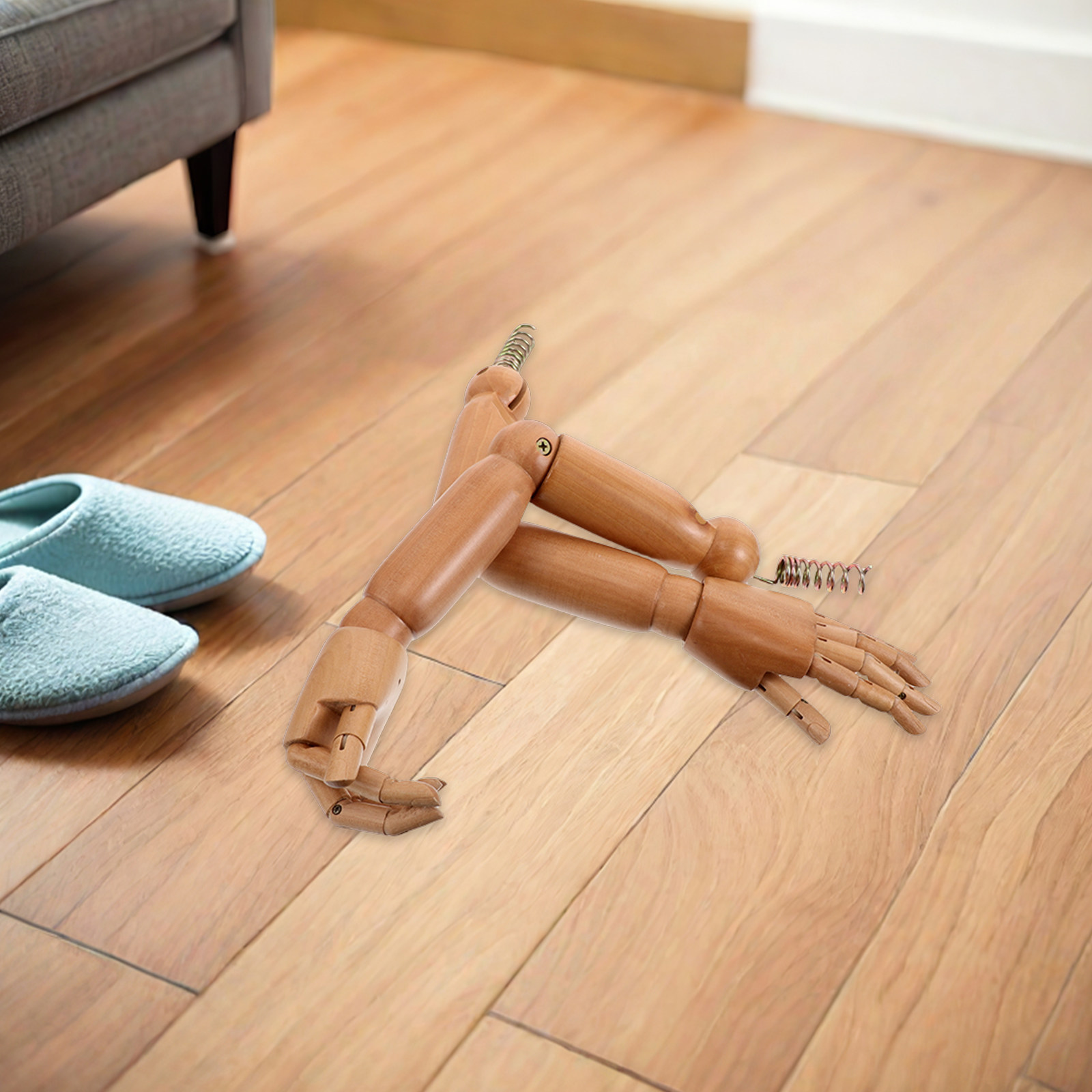 1 Pair Articulated Wooden Mann – Baby Clothing Display recenzja i cena