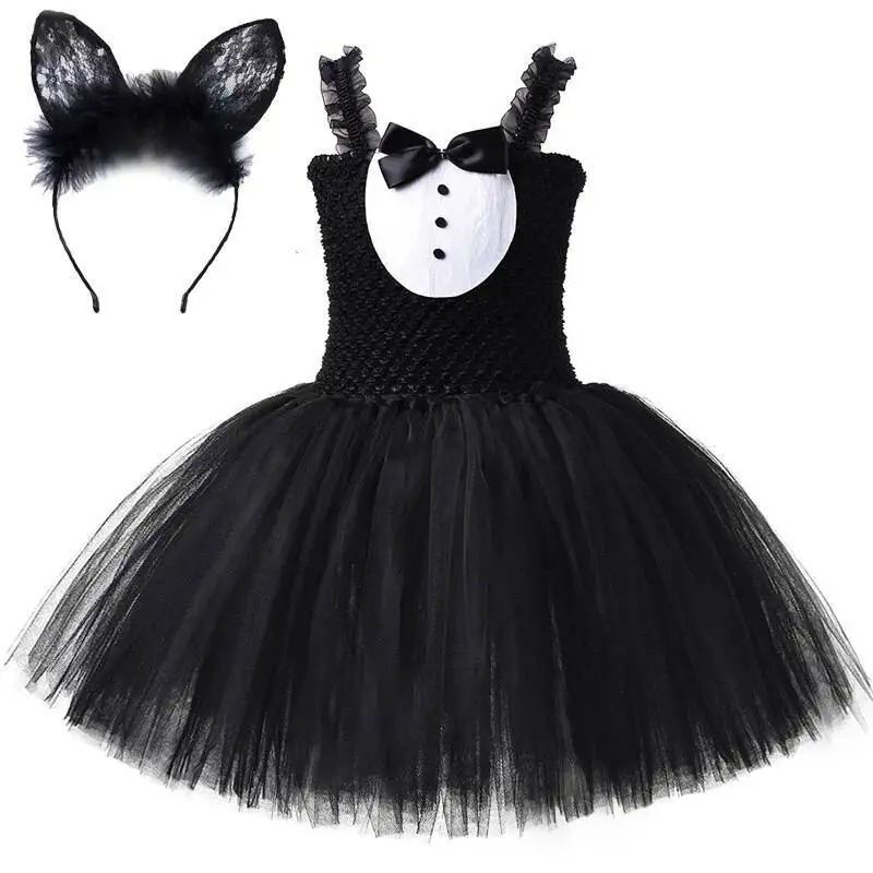 White Black Cat Tutu Dress for – Baby Clothing Dresser recenzja i cena