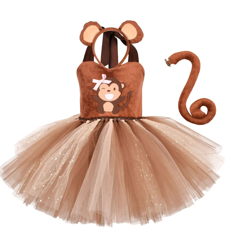 Brown Monkey Tutu Dress for Ba – Baby Clothing Dresser recenzja i cena