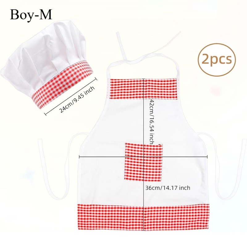 Red Gingham Baby Chef Costumes – Baby Clothing Products recenzja i cena