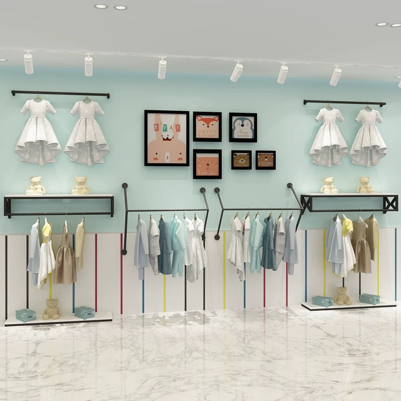 Children Garment Store Furnitu – Baby Clothing Display recenzja i cena
