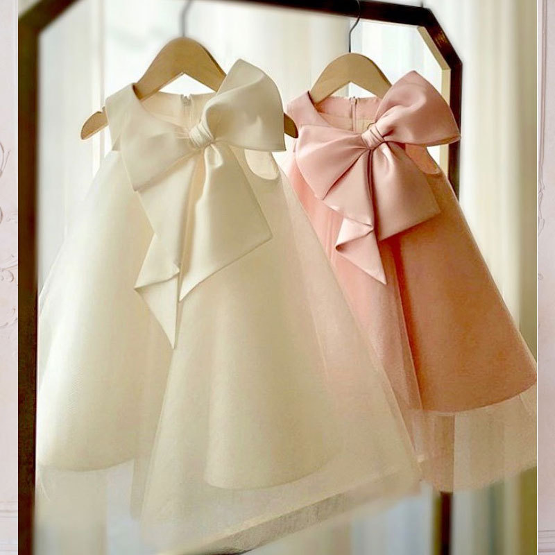 Summer Big Bow Baby Girl Dress – Baby Clothing Dresser recenzja i cena