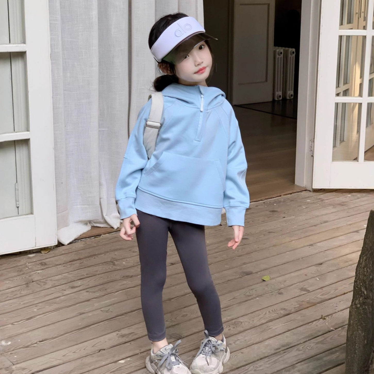 Girls' Hooded Sweater with Yog – Baby Yoga Clothing recenzja i cena
