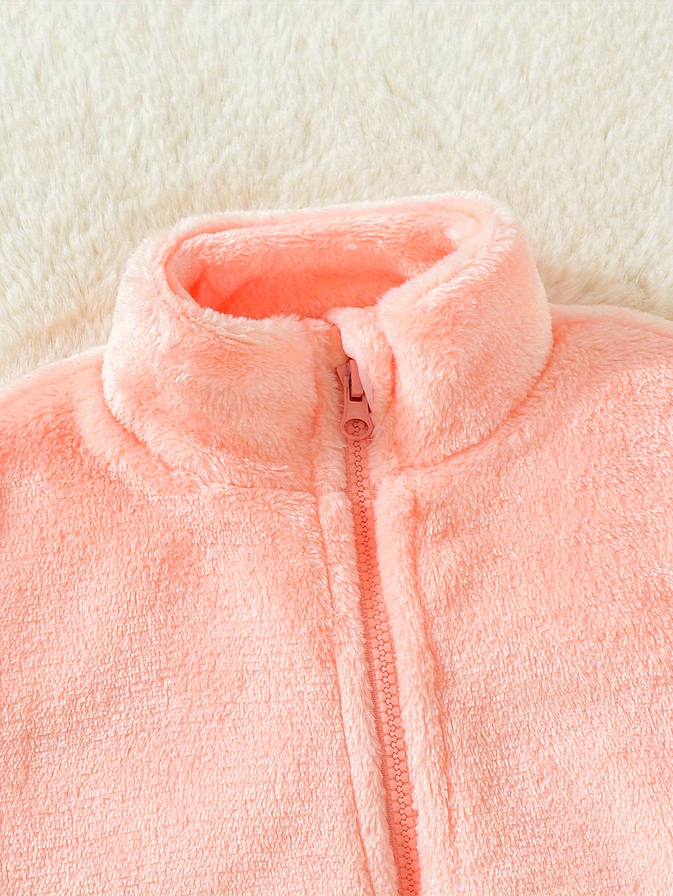 Unisex Plush Zipper Jacket for – Baby Clothing Neutral recenzja i cena