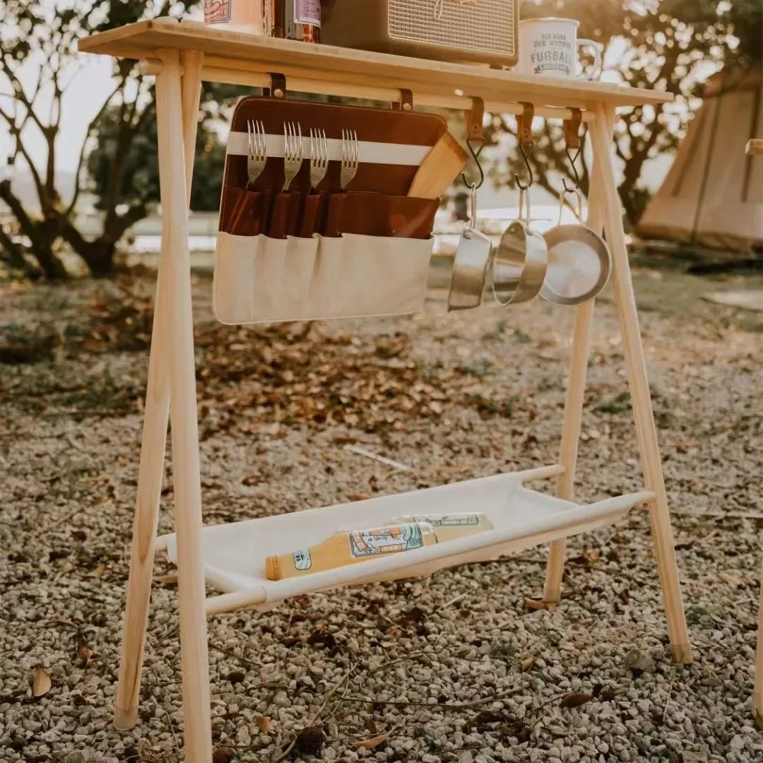 Solid wood portable hook rack  – Baby Clothing Display recenzja i cena