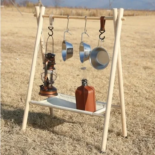 Solid wood portable hook rack  – Baby Clothing Display recenzja i cena