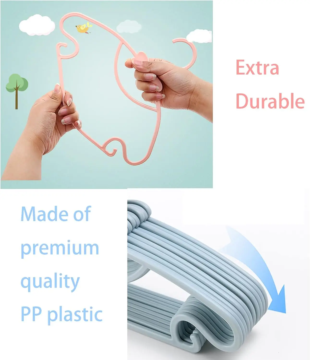 Baby Clothes Racks Plastic Tow – Baby Clothing Display recenzja i cena