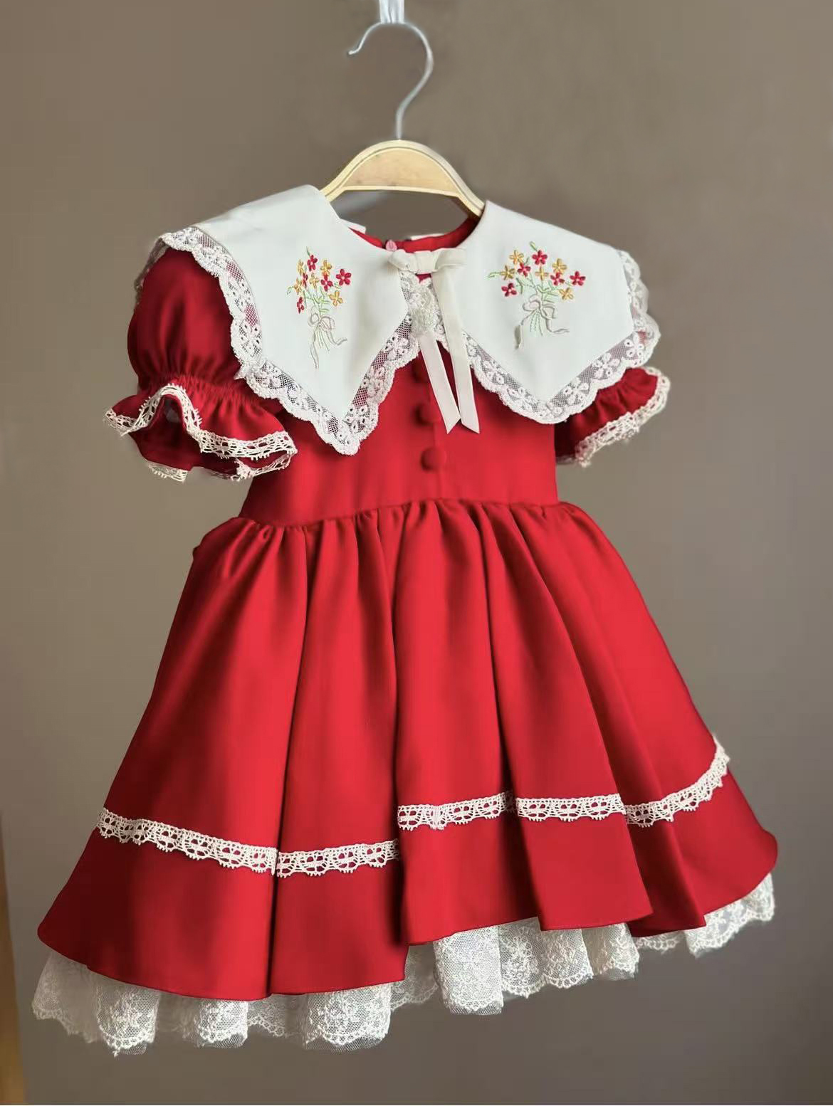 0-12Y Baby Girl Summer Red Emb – Baby Clothing Dresser recenzja i cena
