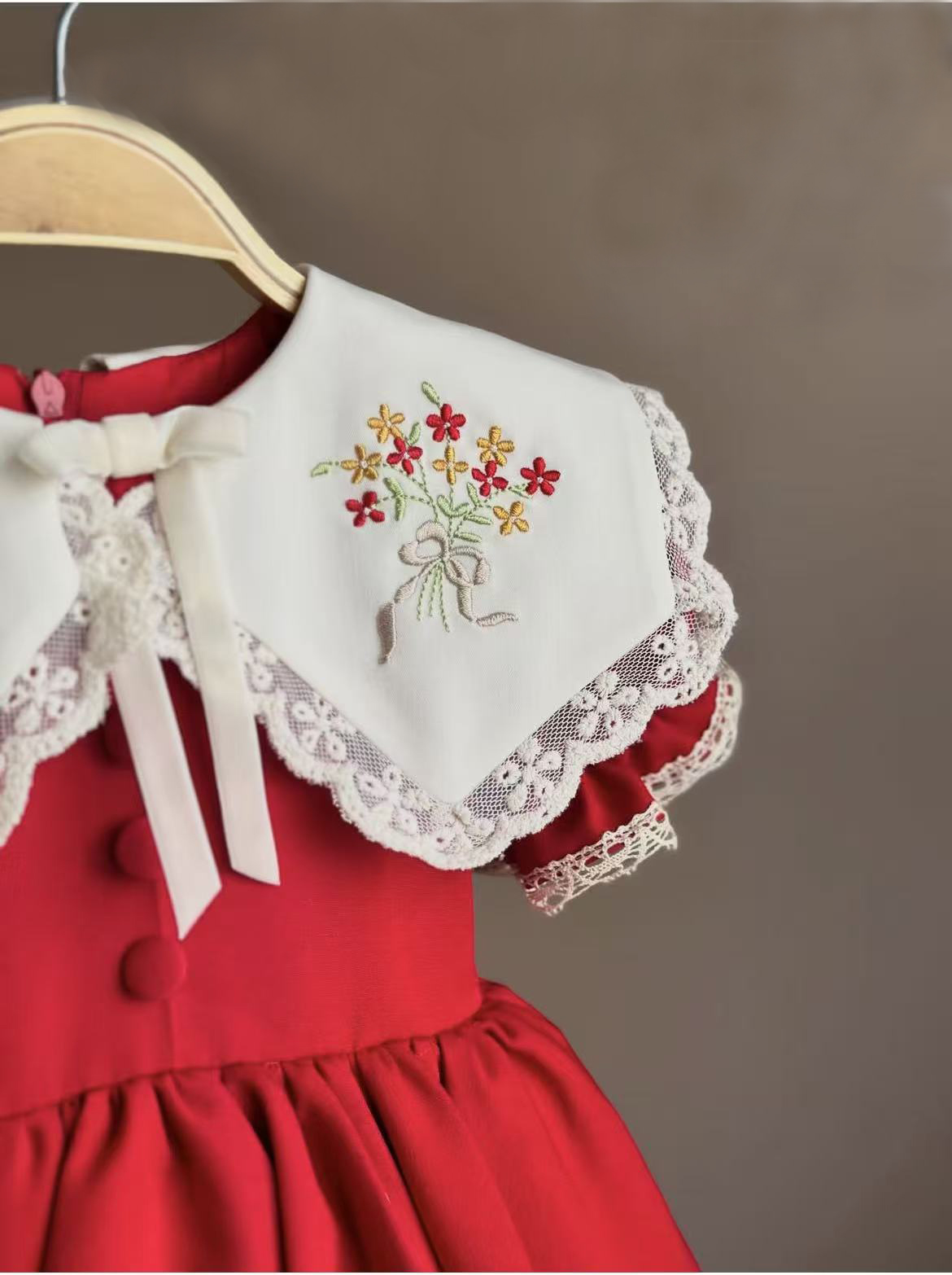 0-12Y Baby Girl Summer Red Emb – Baby Clothing Dresser recenzja i cena