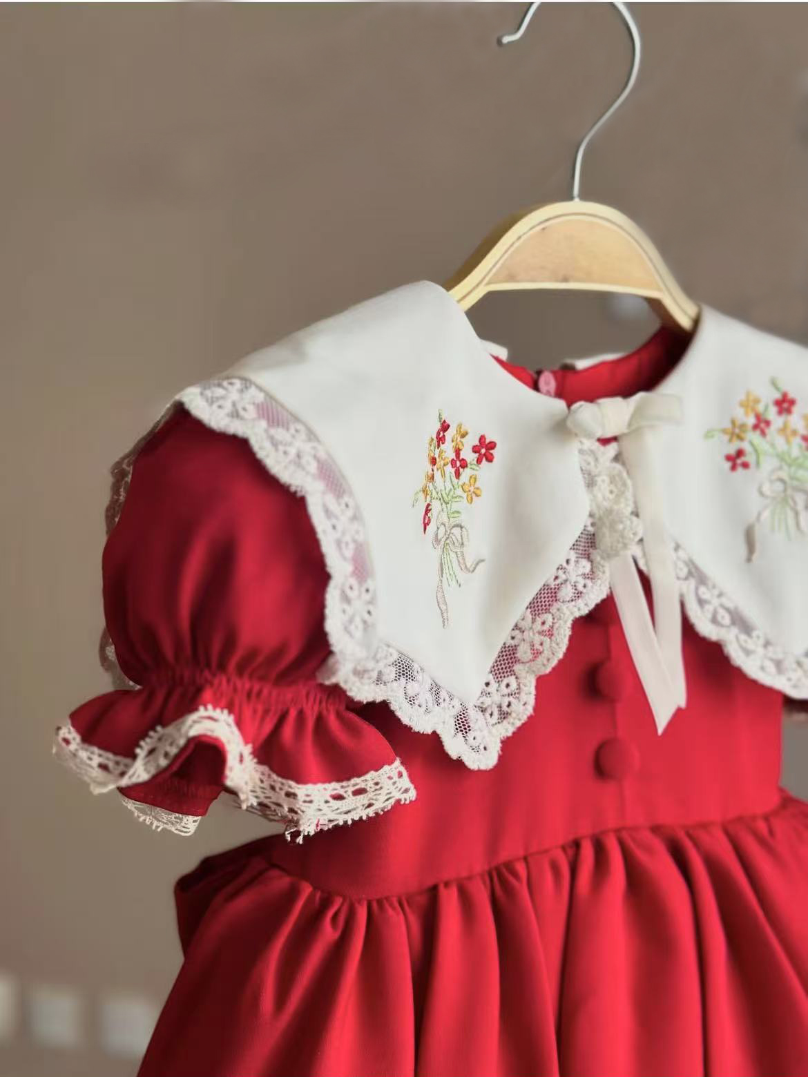 0-12Y Baby Girl Summer Red Emb – Baby Clothing Dresser recenzja i cena