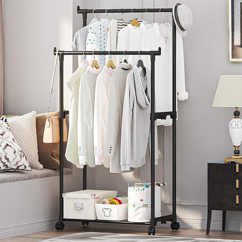 Double-Rod Clothes Rack Clothe – Baby Clothing Rack recenzja i cena