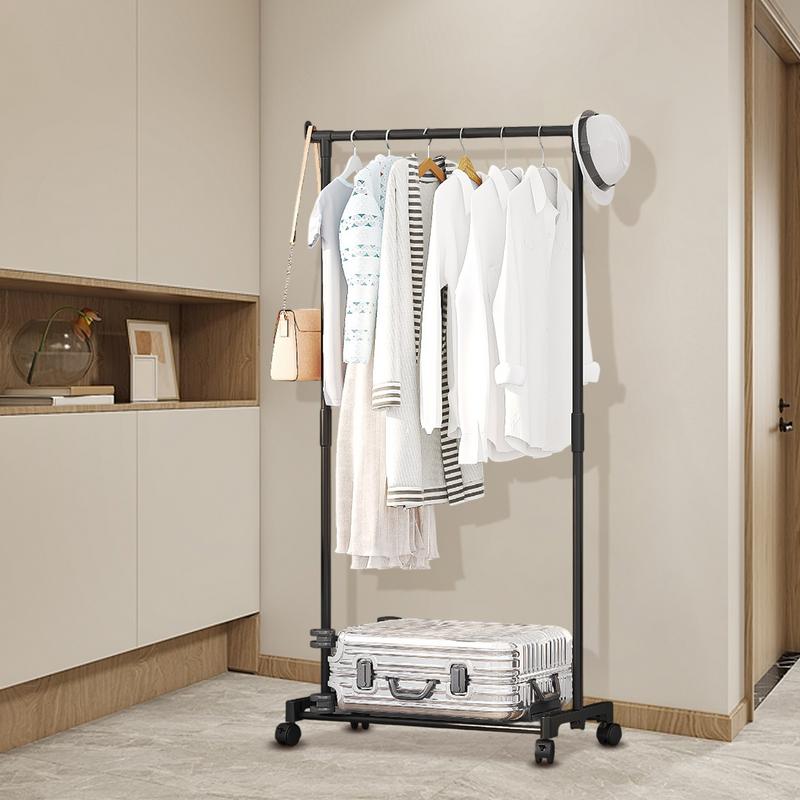 Double-Rod Clothes Rack Clothe – Baby Clothing Rack recenzja i cena