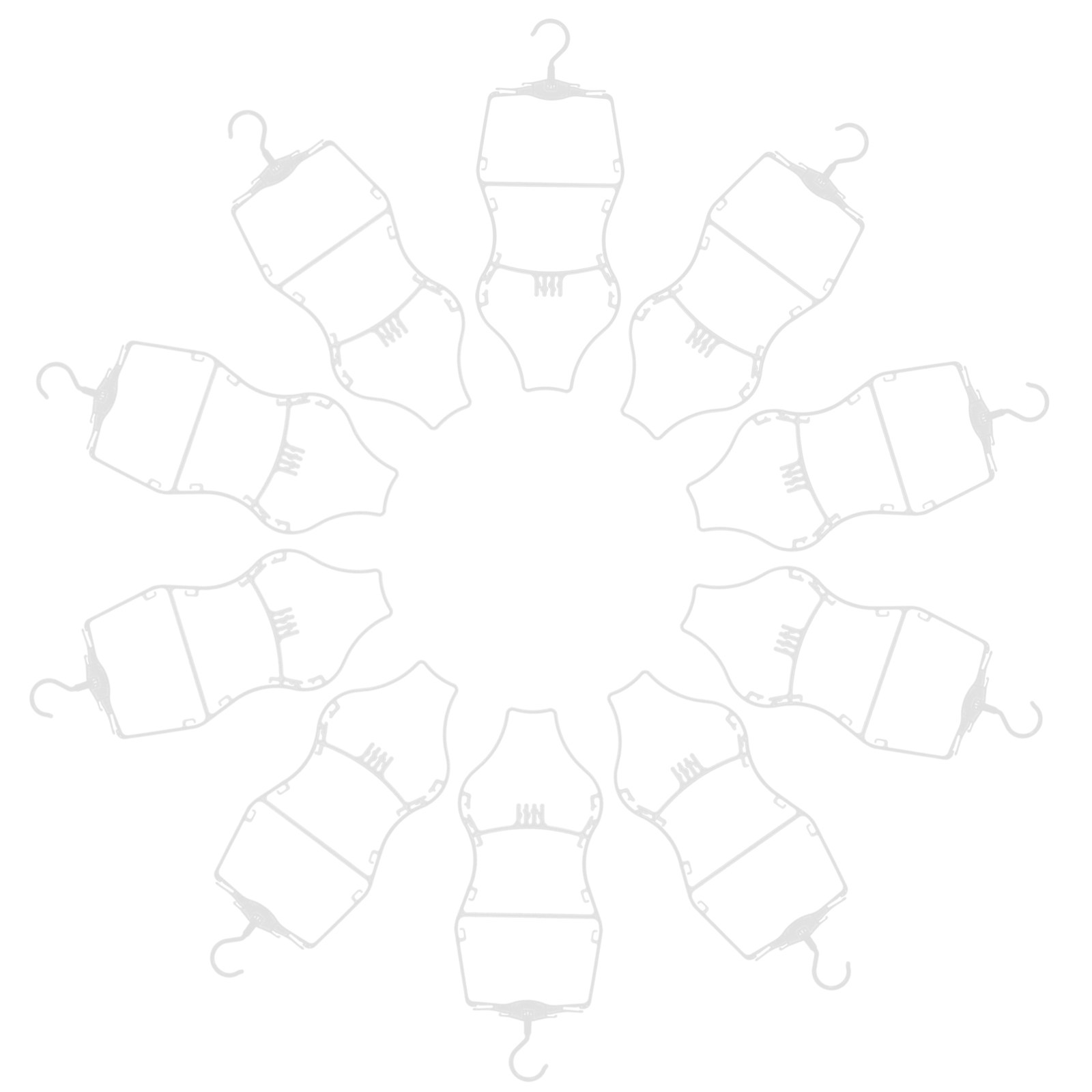 10Pcs Kids Swimsuit Hangers Bo – Baby Clothing Display recenzja i cena
