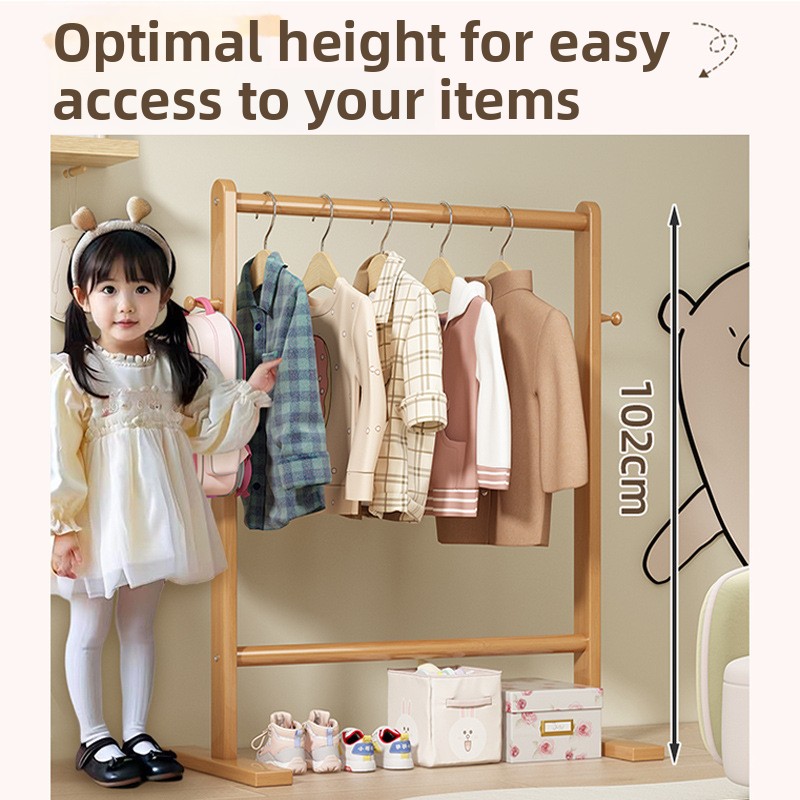 Small bamboo hat rack, floor h – Baby Clothing Rack recenzja i cena
